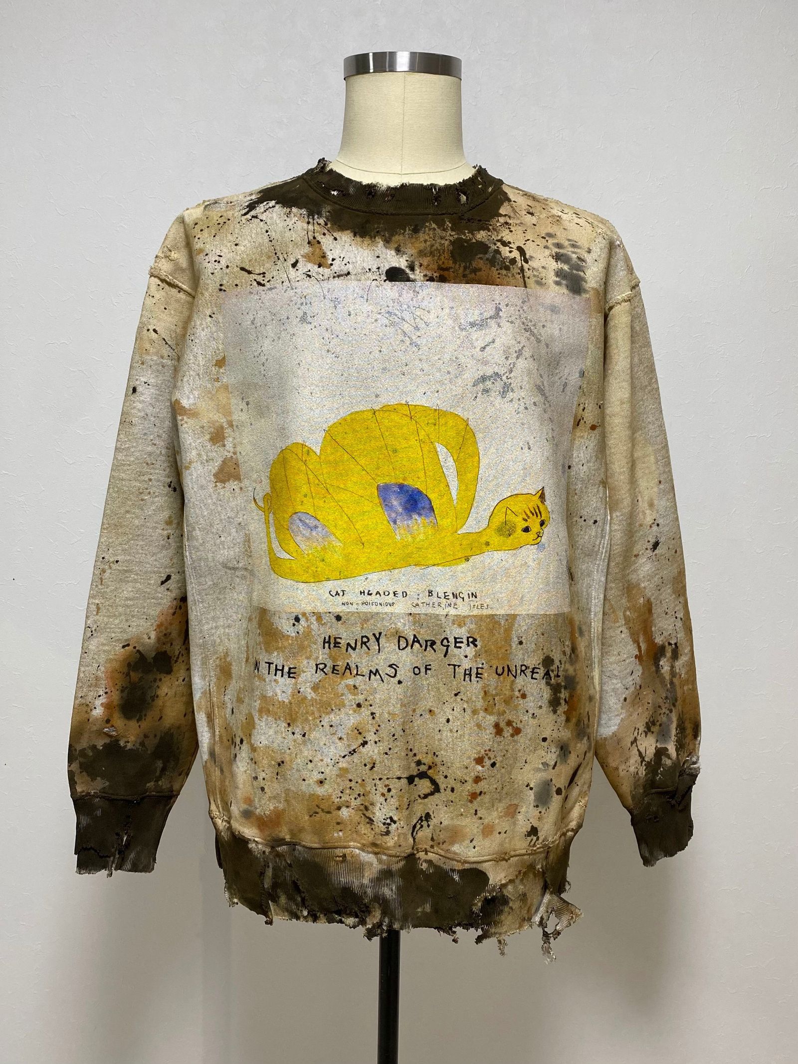 SALE／101%OFF】 Kidill 22aw Henry Darger ダメージ スウェット