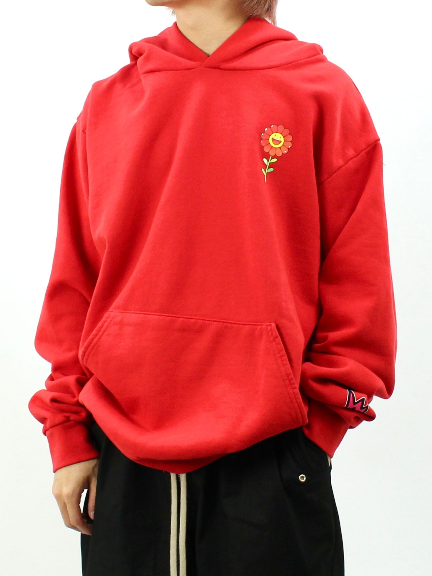 フラワープリント フーディー / Rojo Flower Hoodie / レッド