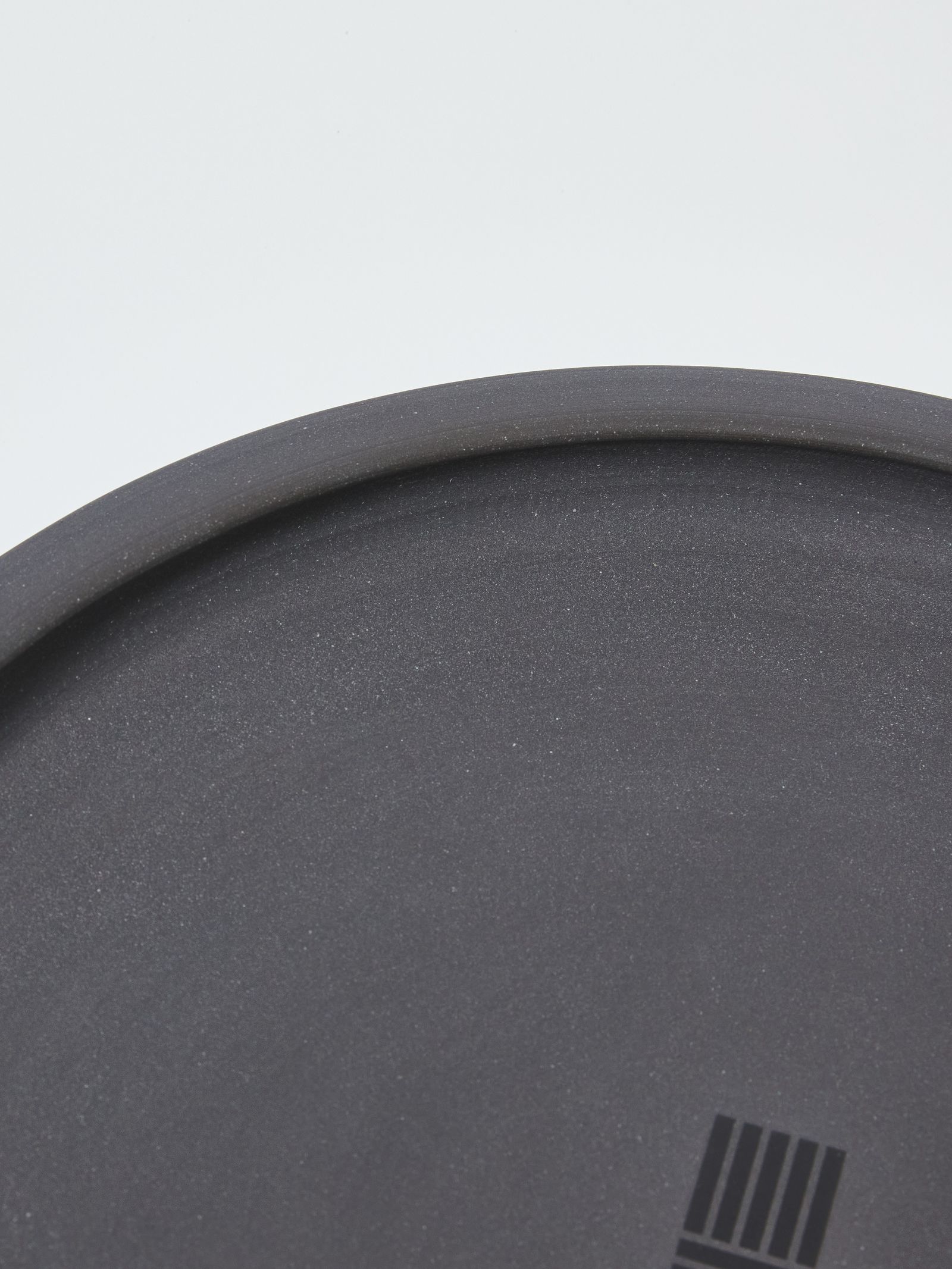 HIROTAKE IIDA 別注 磁器製 ディッシュプレート / SARA.3:PORCELAIN PLATE / ブラック