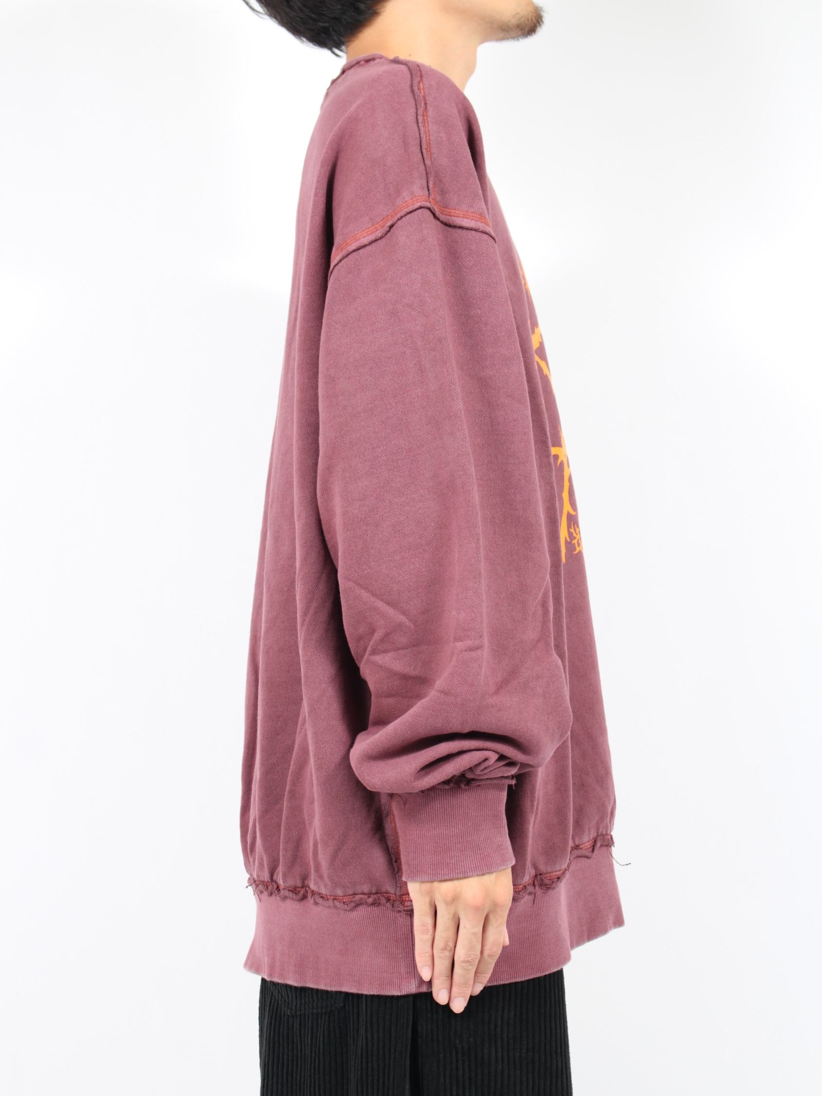 24aw 2024 コンダクター ピグメント ペンタグラム スウェット 2