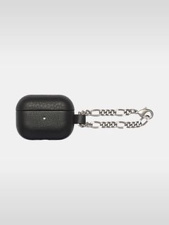 チェーン付 レザー AirPods Pro ケース / CHAINED AirPods Pro CASE / ブラック