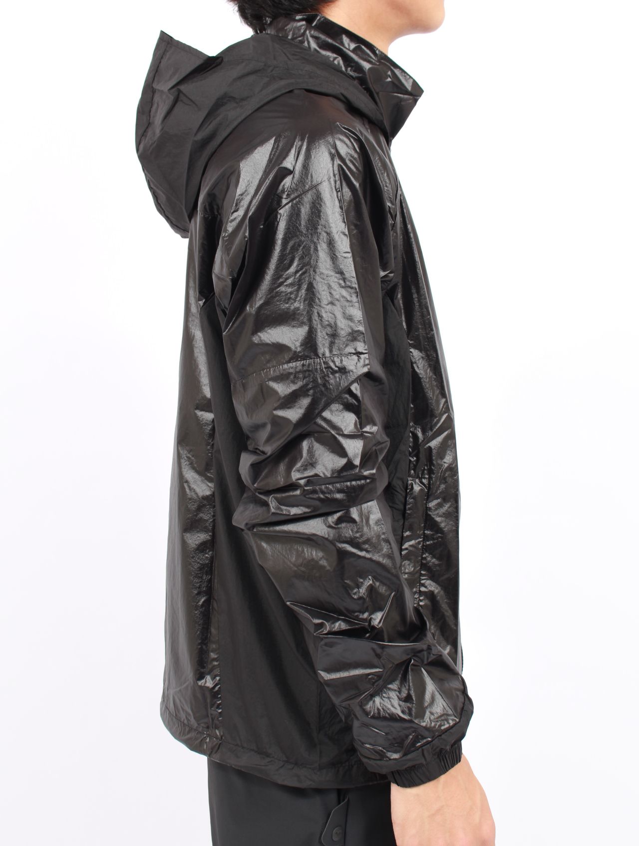 【25AW】シャイニーナイロン ラスター ジャケット / LUSTER JACKET / ブラック