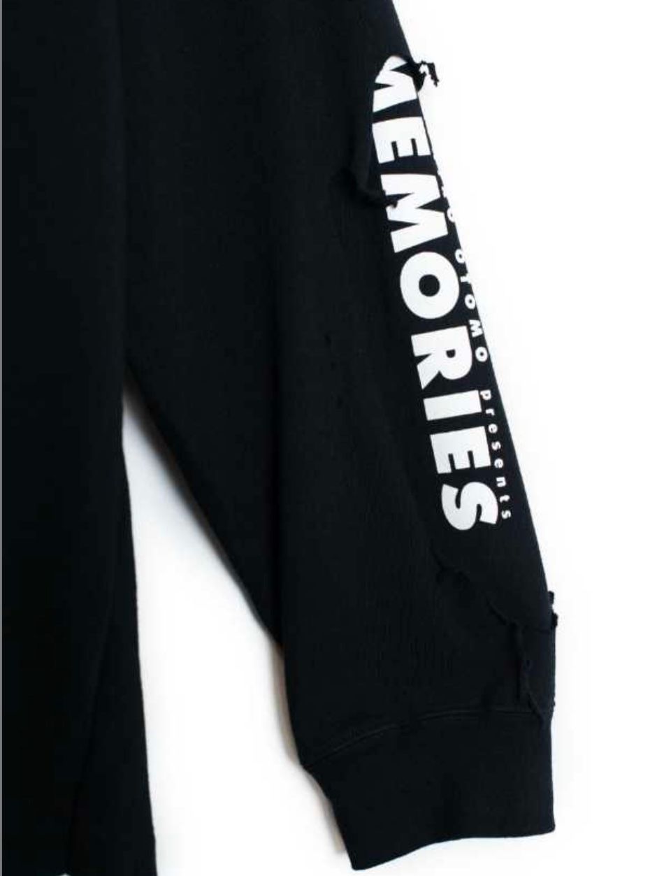 【26SS】"メモリーズ" 大友克洋 ロングスリーブ Tシャツ 長袖 Tシャツ / MEMORIES M.V Crush L/SL Tee  / ブラック