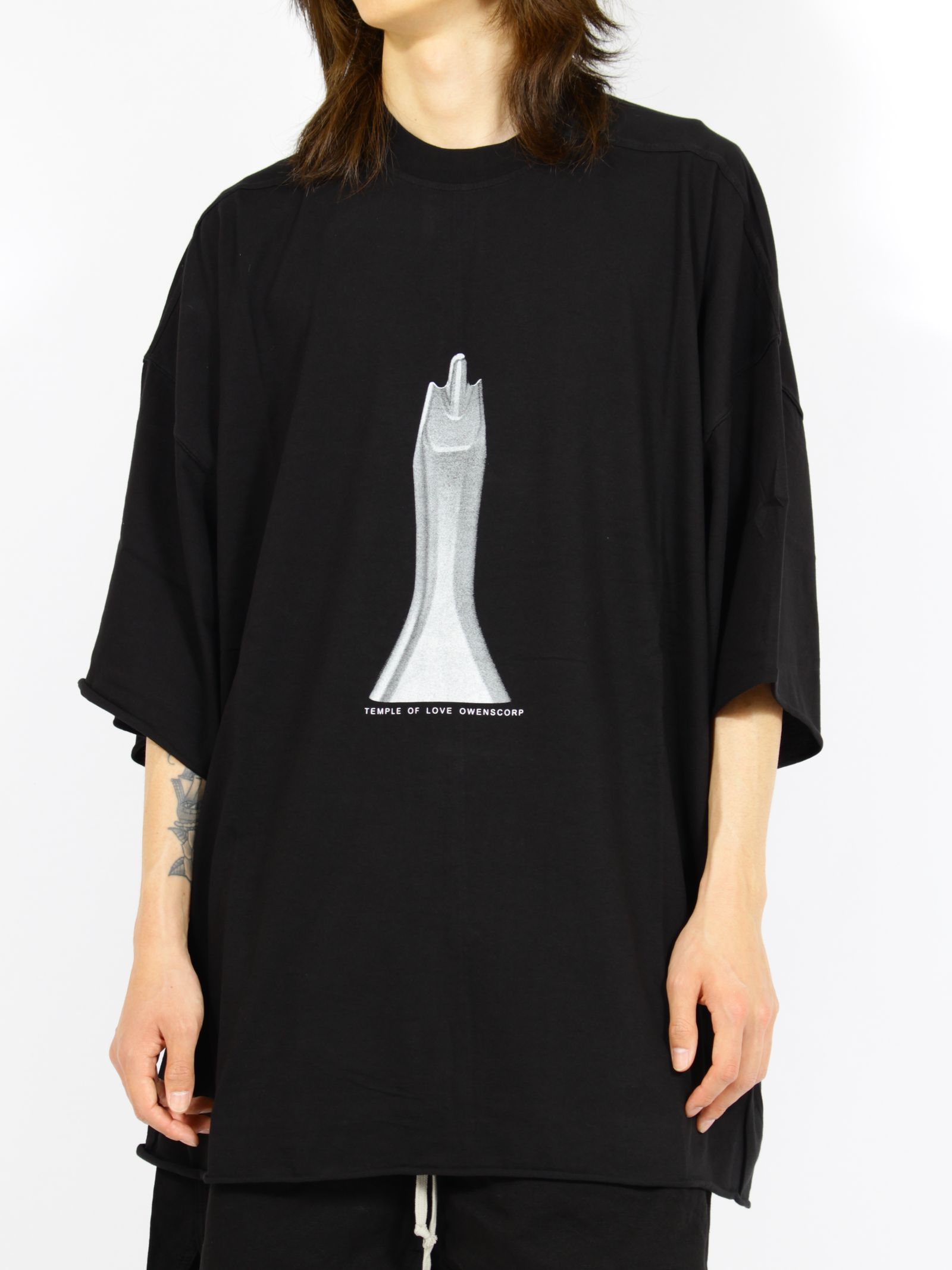 【26SS】トミー Tシャツ / TOMMY T / ブラック×ミルク