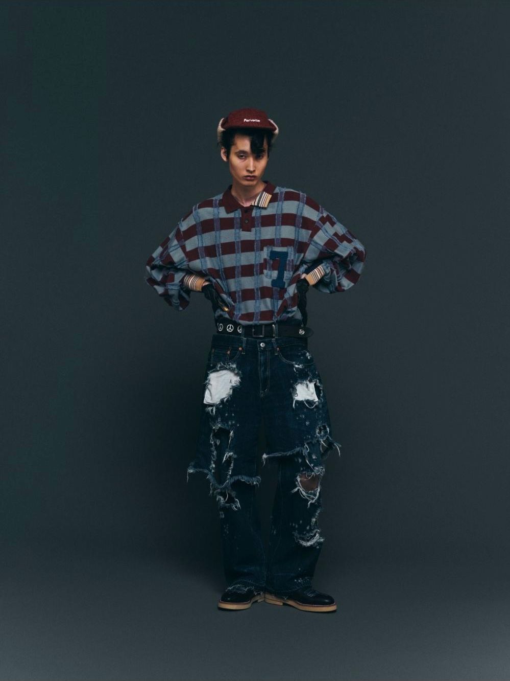 【25AW】リメイク レイヤー デニム パンツ / RE:LAYER 5P DENIM PANTS / インディゴ