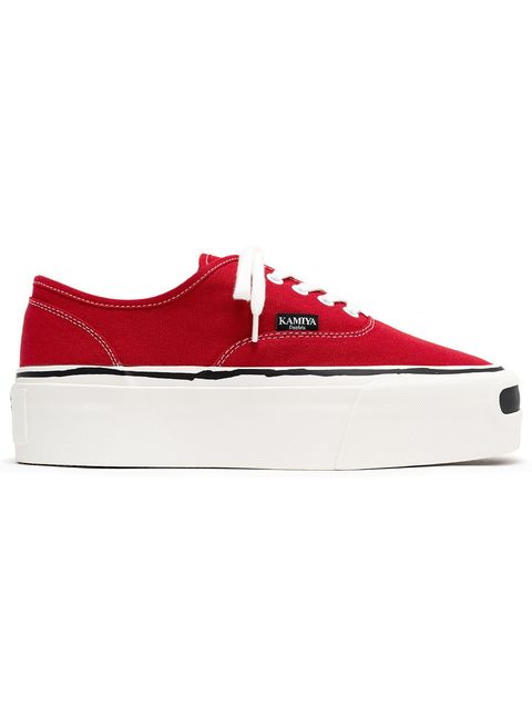 【25AW】"へルク" プラットフォーム スニーカー / "HERC" PLATFORM SNEAKER / レッド