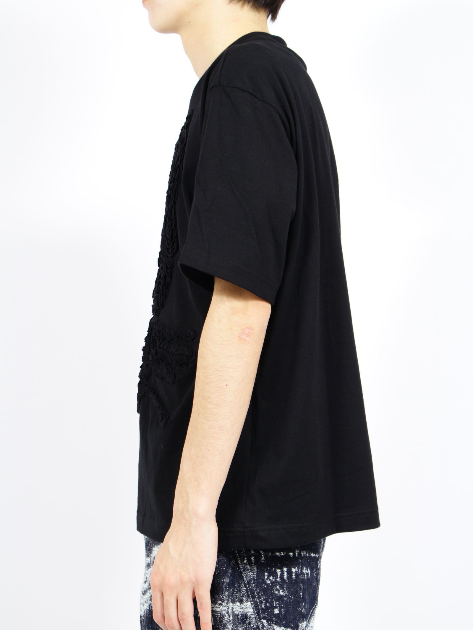 【26SS】刺繍 Tシャツ / T-SHIRT / ブラック
