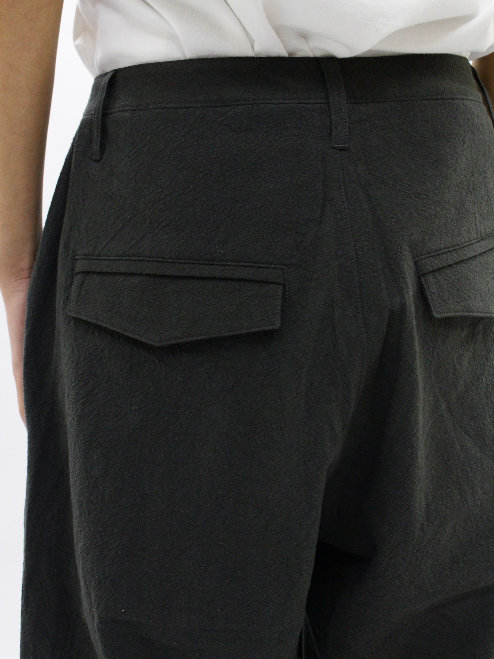 【26SS】ウェーブ テープド パンツ / WEAVE TAPED PANTS / グレー