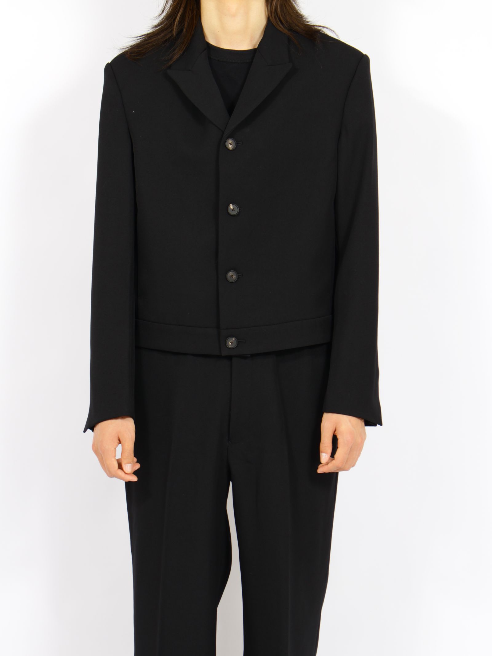 【26AW】ヘビー ウール スペンサー ジャケット / HEAVY WOOL SPENCER JACKET .16 / ブラック