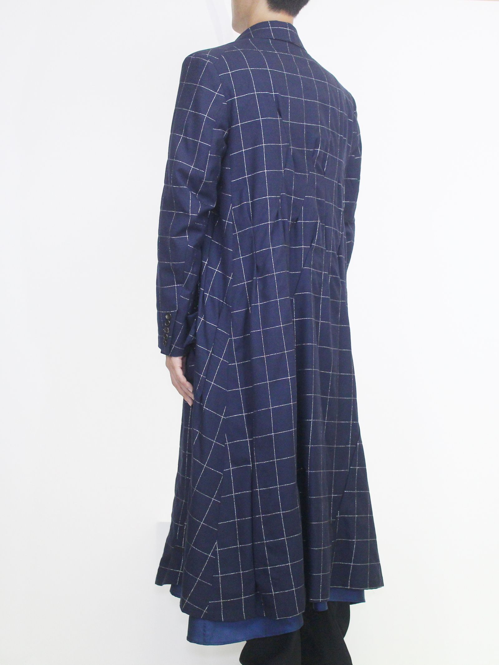 サルバム sulvam Long Broken Coat （Black Black） -FASCINATE