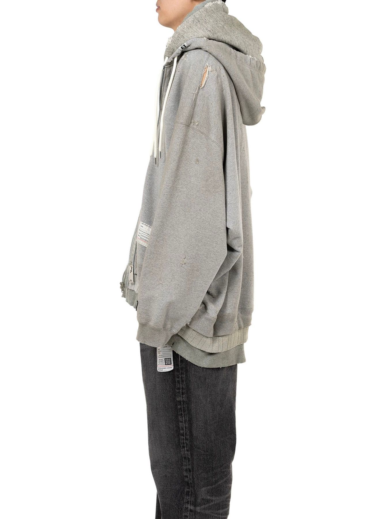 【25AW】トリプル レイヤード パーカー / TRIPLE LAYERED PARKA / グレー
