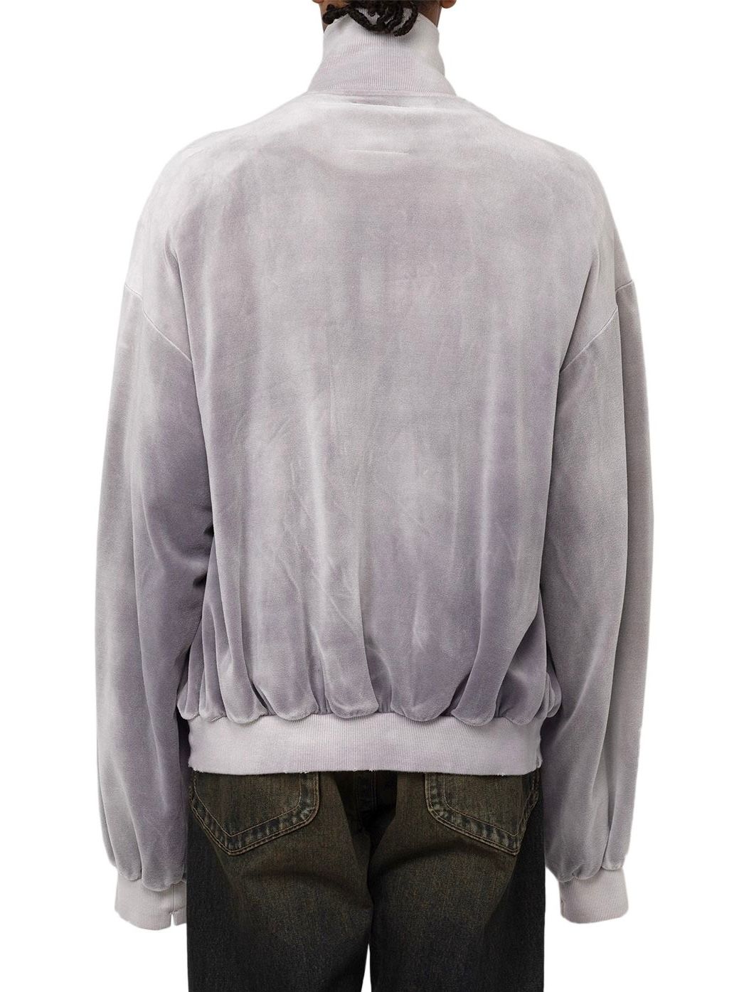 MATRIOCHKA ローズパッチジャケット　ベロアGジャン HEADGEAR CLASSICS BELLY SATIN VARSITY JACKET (HGC085-SJKT-03
