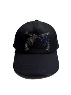 【26AW】 クロスガン スター BB キャップ / CROSSGUN STAR BB CAP / ブラック×ブルー