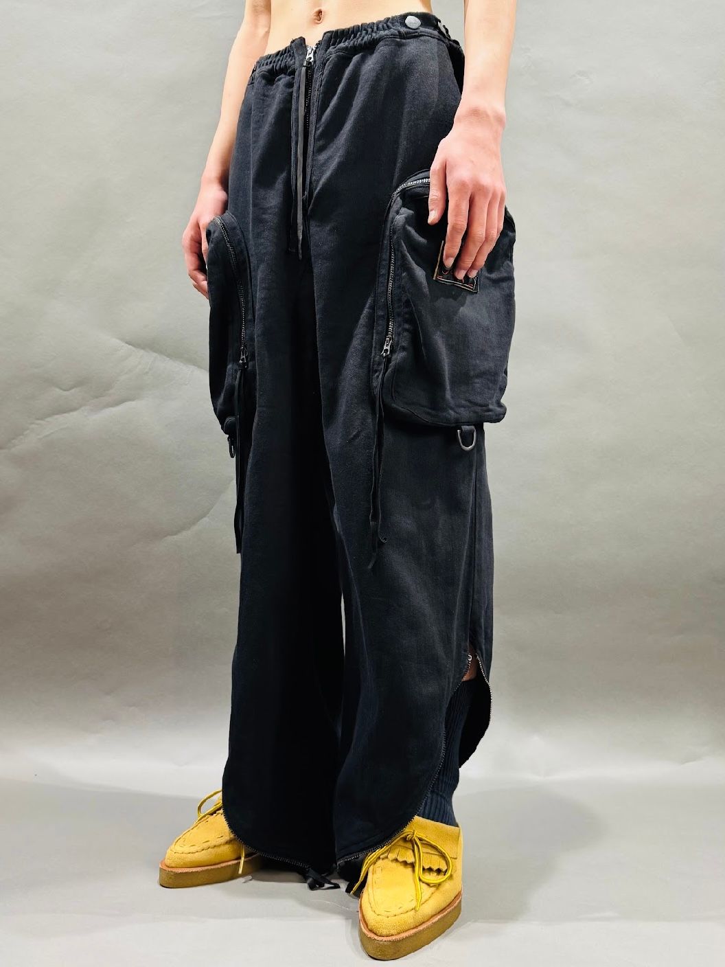 【25AW】パラシュート カーゴ トラウザーズ / PARACHUTE CARGO TROUSERS / ブラック