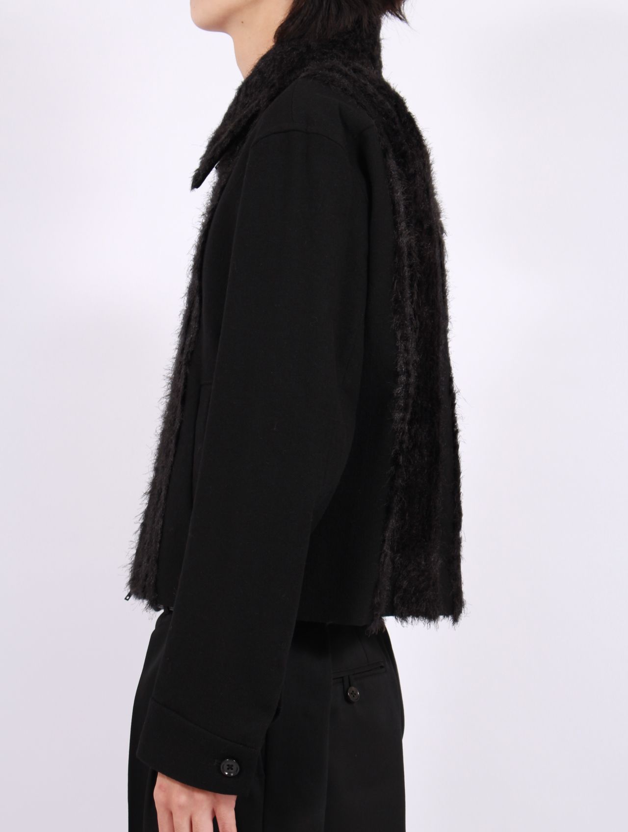 【25AW】ジップアップ ブルゾン / ZIP BLOUSON / ブラック