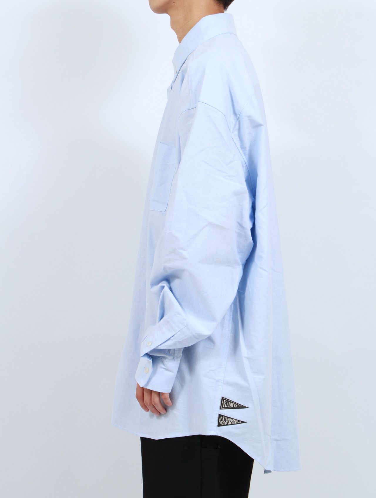 【25AW】オーバーサイズ オックスフォード シャツ / OVERSIZED OXFORD SHIRT / ブルー