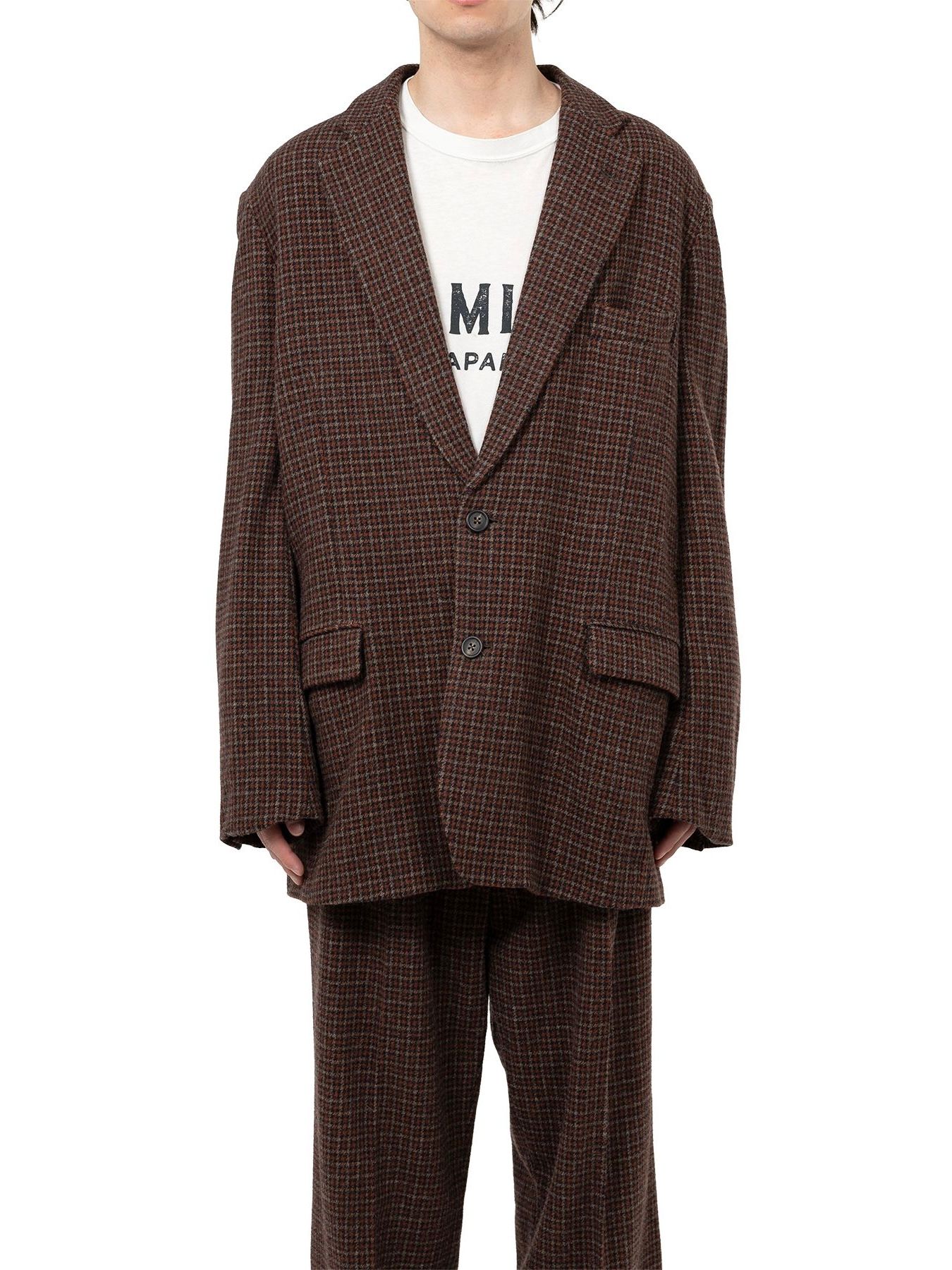 【25AW】シェニール ツイード ジャケット / CHENILLE TWEED JACKET / ブラウン