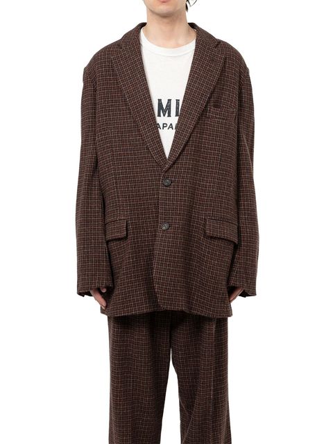 【25AW】シェニール ツイード ジャケット / CHENILLE TWEED JACKET / ブラウン