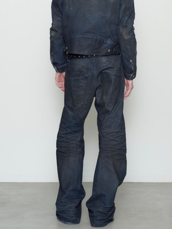 【26AW】3D ツイステッド ジーンズ デニム パンツ コーティング加工 デニム / 3D TWISTED JEANS / LUSTER COATED INDIGO(インディゴ)