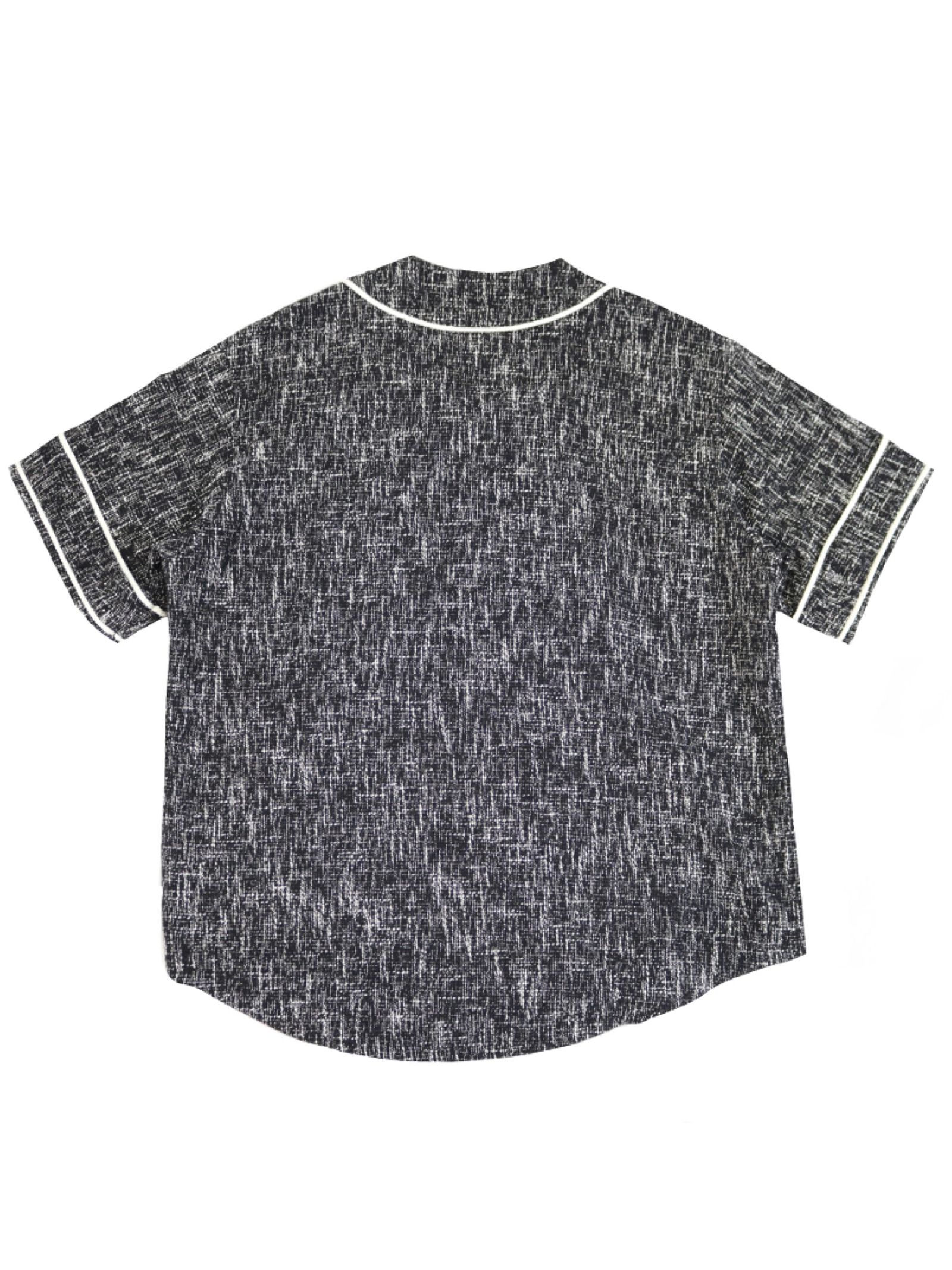 Liberal Arts - 【22AW】ツイード LAロゴ ベースボールシャツ / TWEED BASEBALL SHIRT / ブラック |  STORY