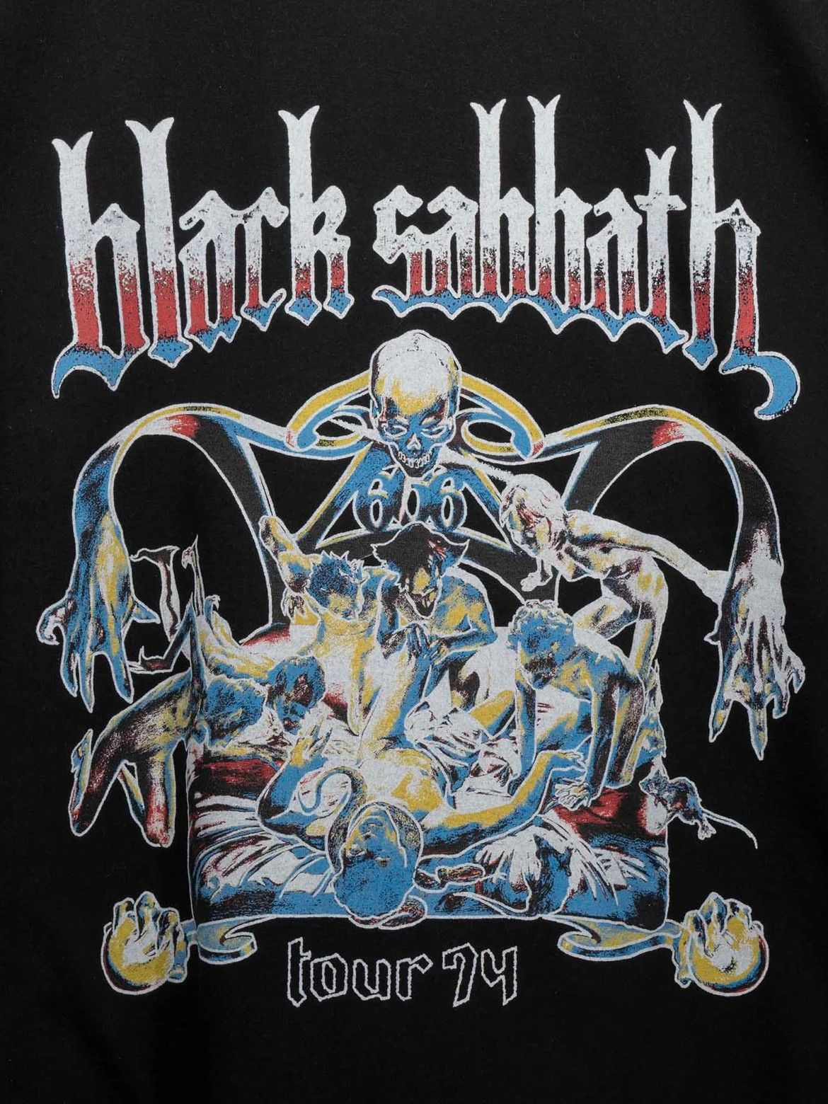 ブラック サバス オーバーサイズ Tシャツ / BLACK SABBATH PRIME-OVER CREW NECK T-SHIRT #3 / ブラック