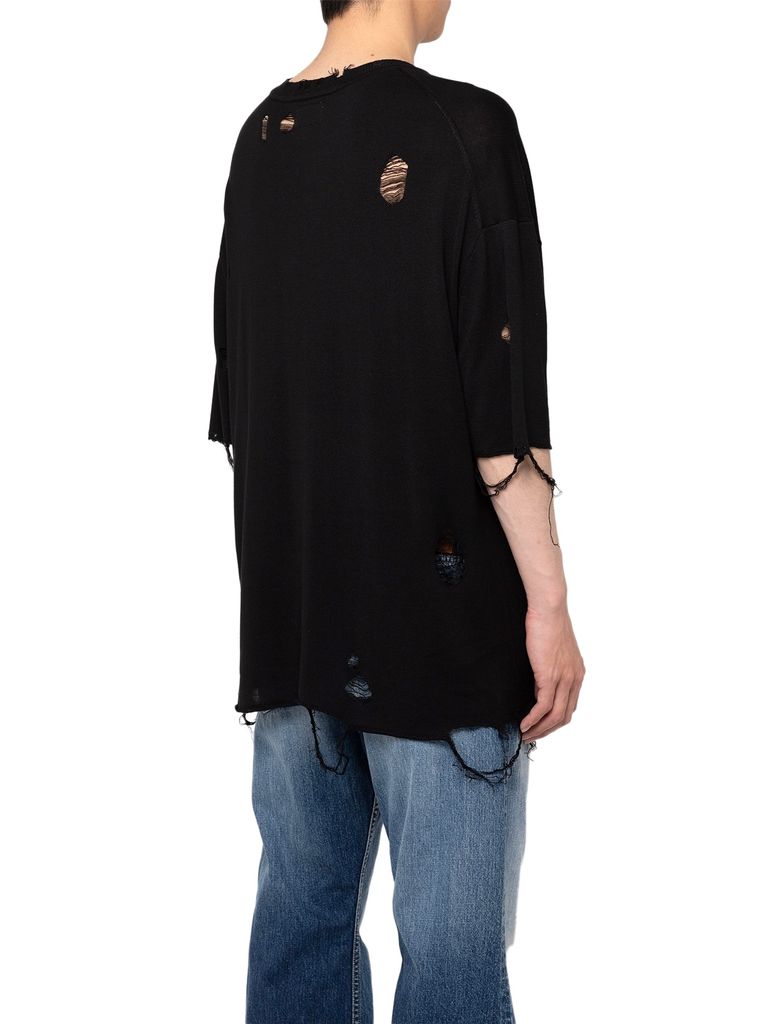 KAMIYA - 【24SS】プリンテッド ニット Tシャツ / PRINTED KNIT TEE 