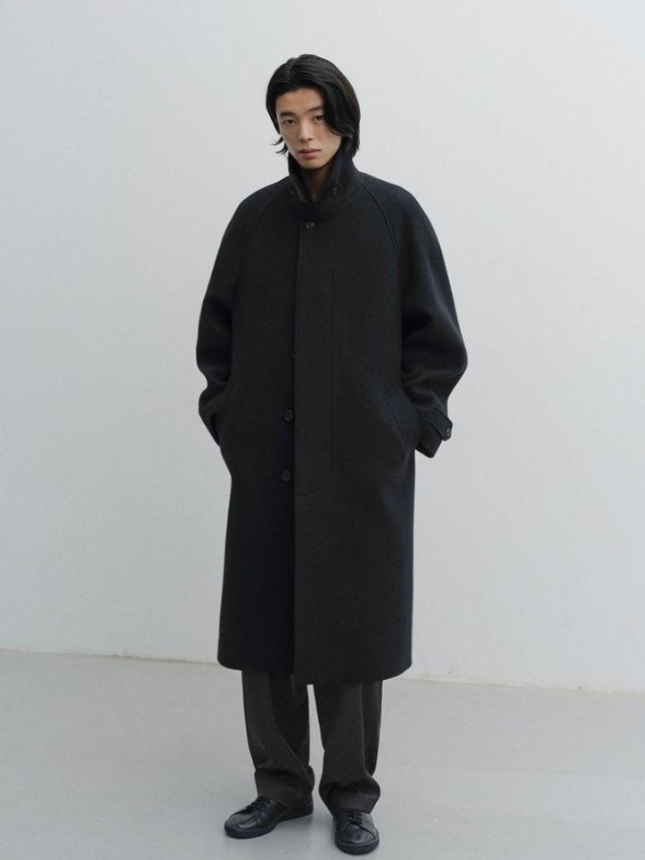 【26AW】レガシー バルマカーン コート / LEGACY BALMACAAN COAT / ブラック