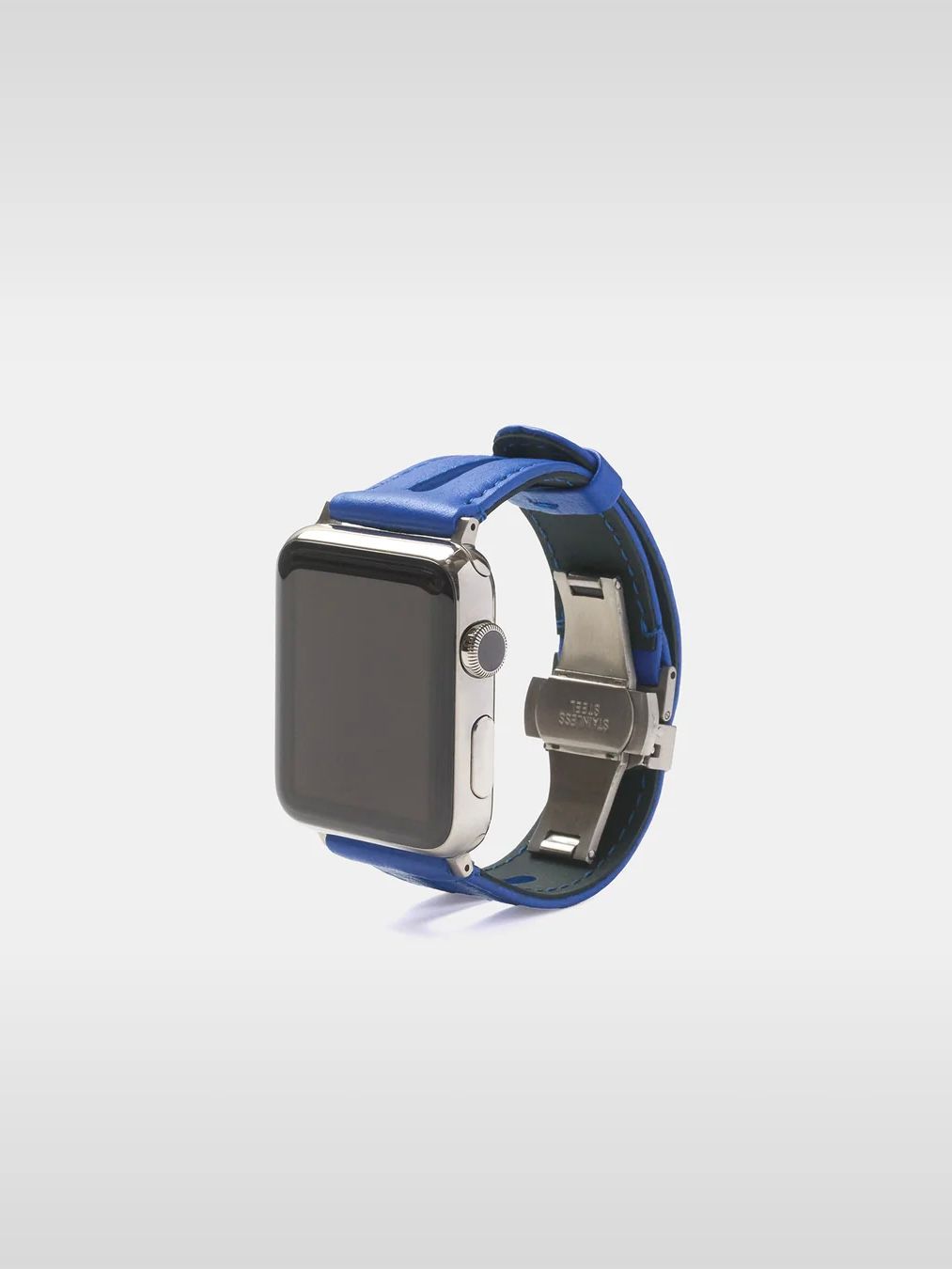 レザー ハイブリッド バンド Dバックル for Apple Watch / Apple Watch BAND D BUCKLE / ラピスブルー