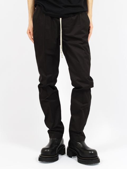 【26SS】ドローストリング スリム サルエルパンツ / DRAWSTRING SLIM LONG / ブラック