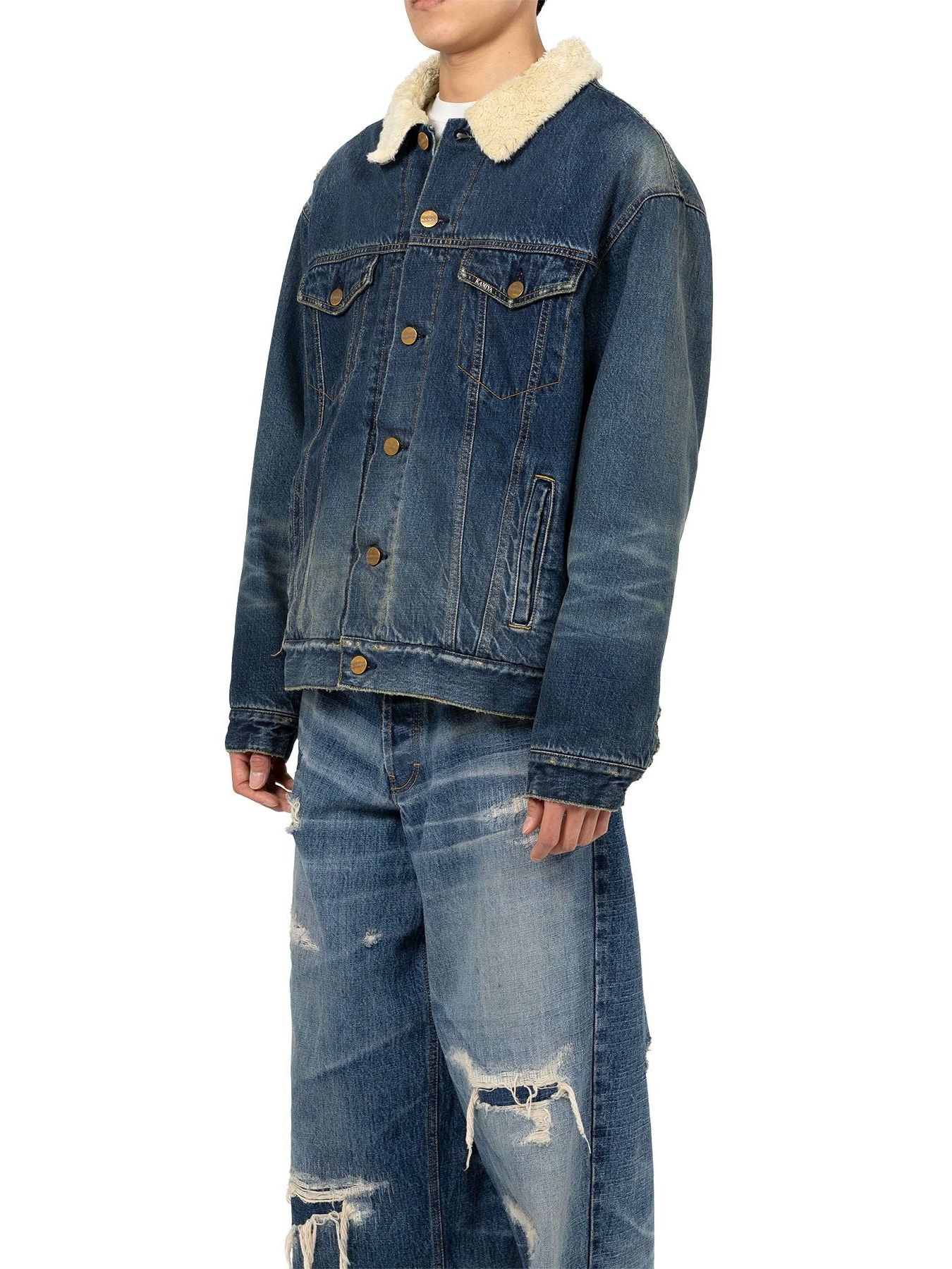【25AW】ボア ライニング デニム ジャケット / BOA LINING DENIM JACKET / インディゴ