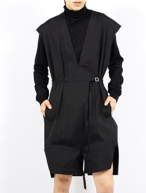 【26SS】 ショート ジャンプスーツ / SL SHORT JUMPSUIT / ブラック