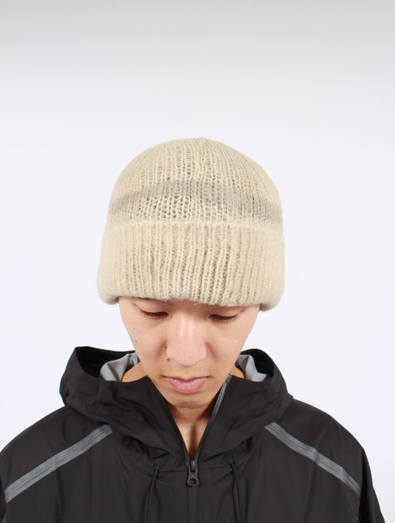 【25AW】モヘア ビーニー / MOHAIR BEANIE / クリーム