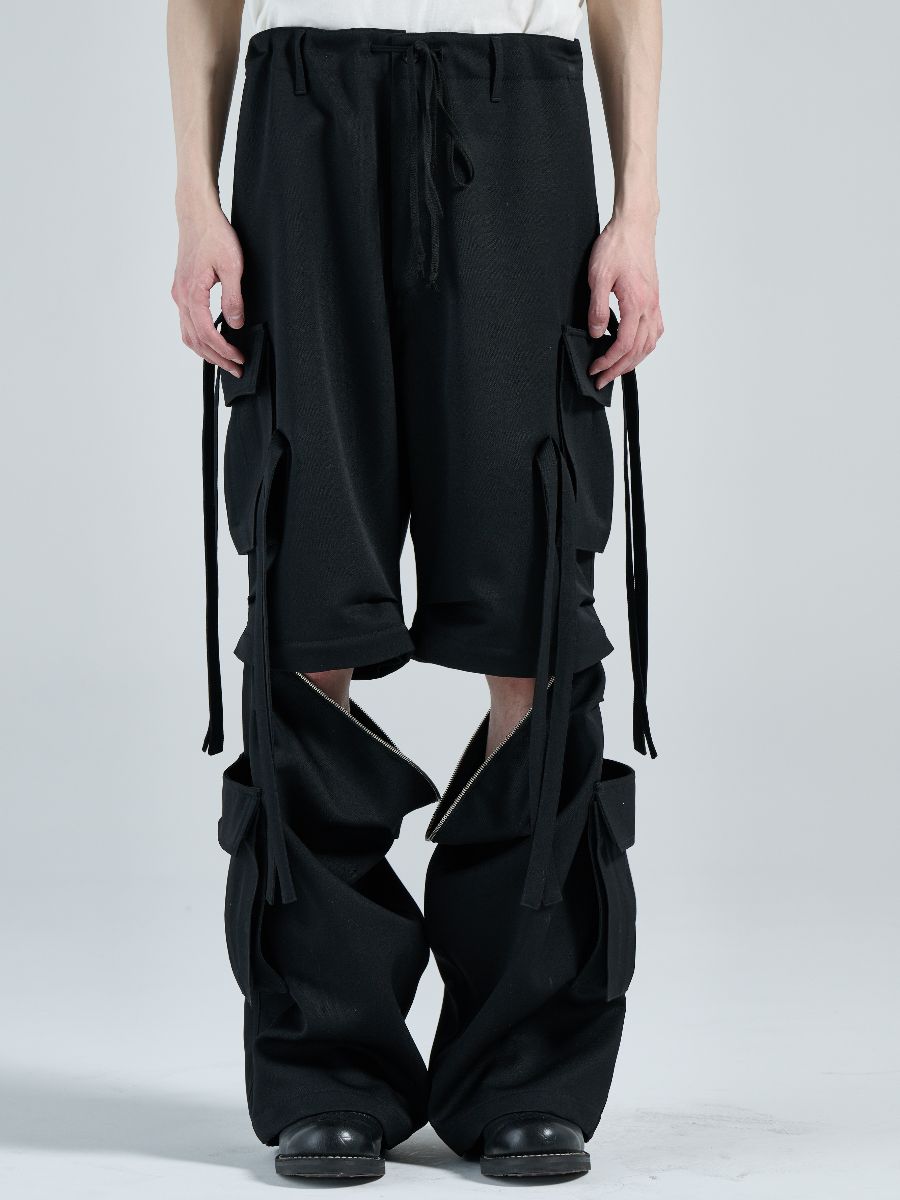 【27SS】 TECHNO PANTS / ブラック