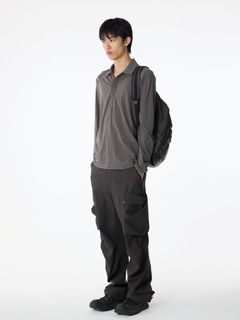 ダブル プラケット バックパック / DOUBLE PLACKET BACKPACK / ダークグレー SG27SSACBP002