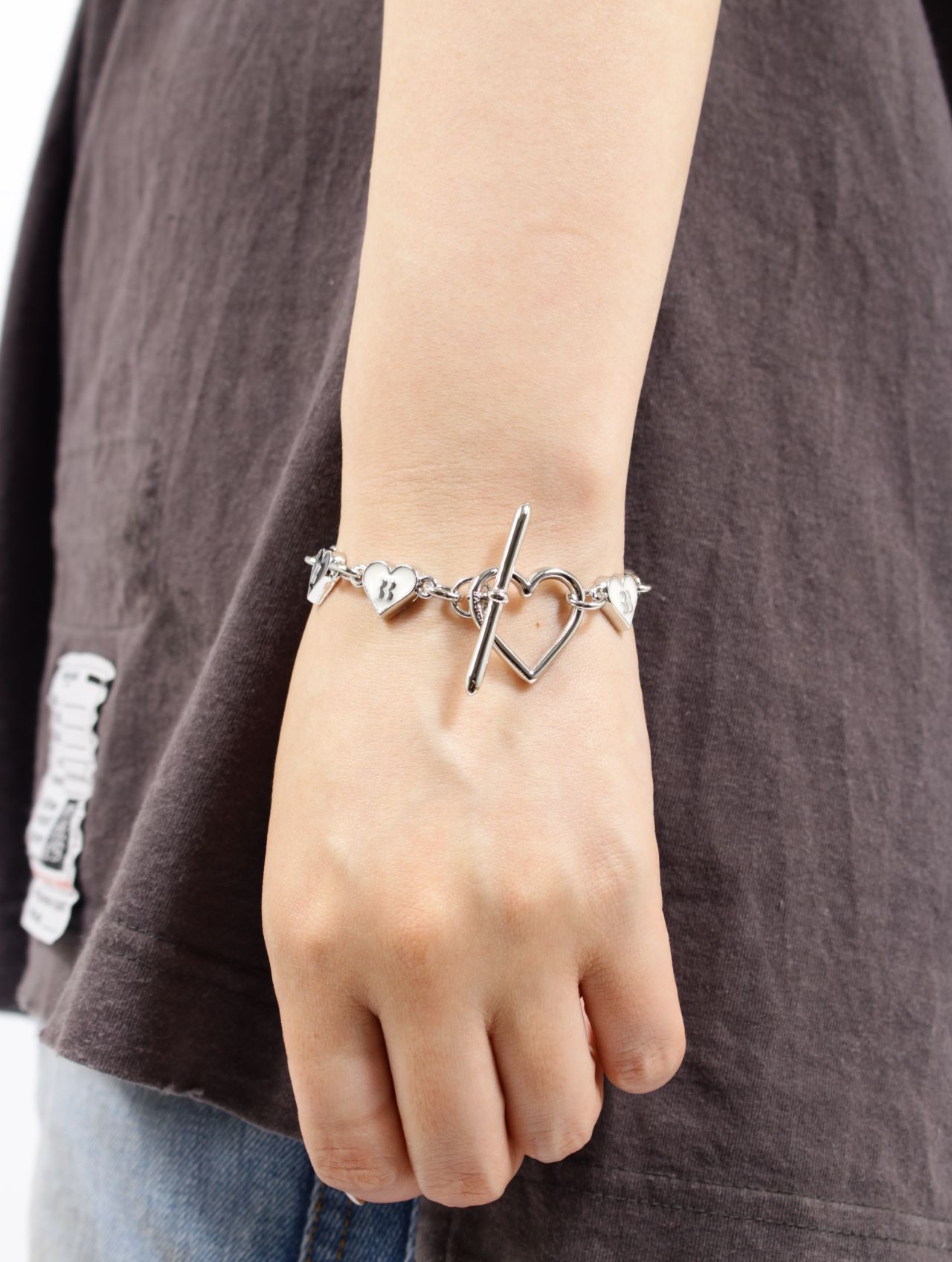 BASICKS ブレスレット Mサイズ BASICKS / ベイシックス Heart Razor Bracelet（ブレスレット