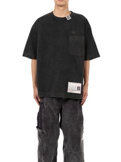 【25SS】アマチュア ソーン ライク ポケット 半袖 Tシャツ / AMATEUR SEWN LIKE TEE / ブラック