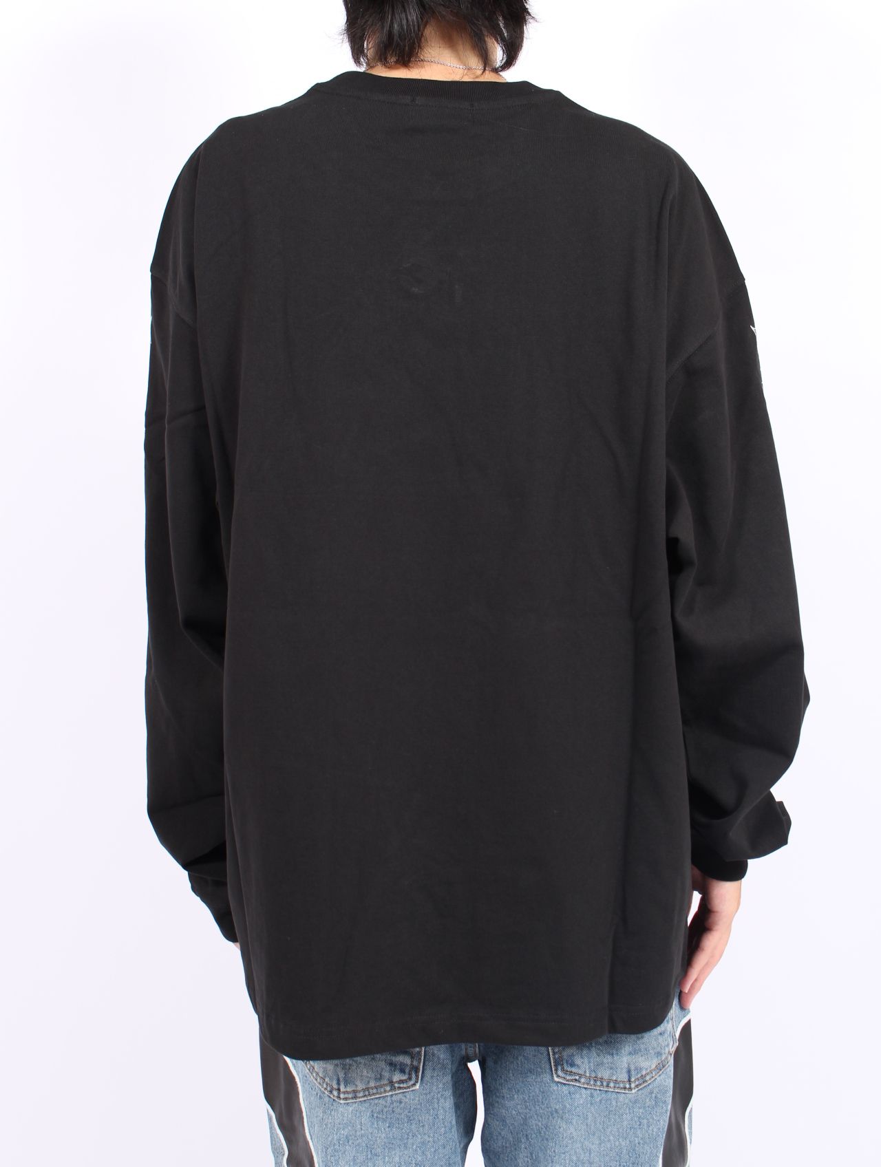 【25AW】TC パターン ロングスリーブ Tシャツ 長袖 カットソー / TC PATTERN LONG-SLEEVE / ブラック