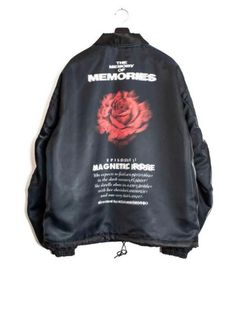 【26SS】"メモリーズ" 大友克洋 コーチ ジャケット / MEMORIES Holom Coach Jacket / ブラック(MAGNETIC ROSE)