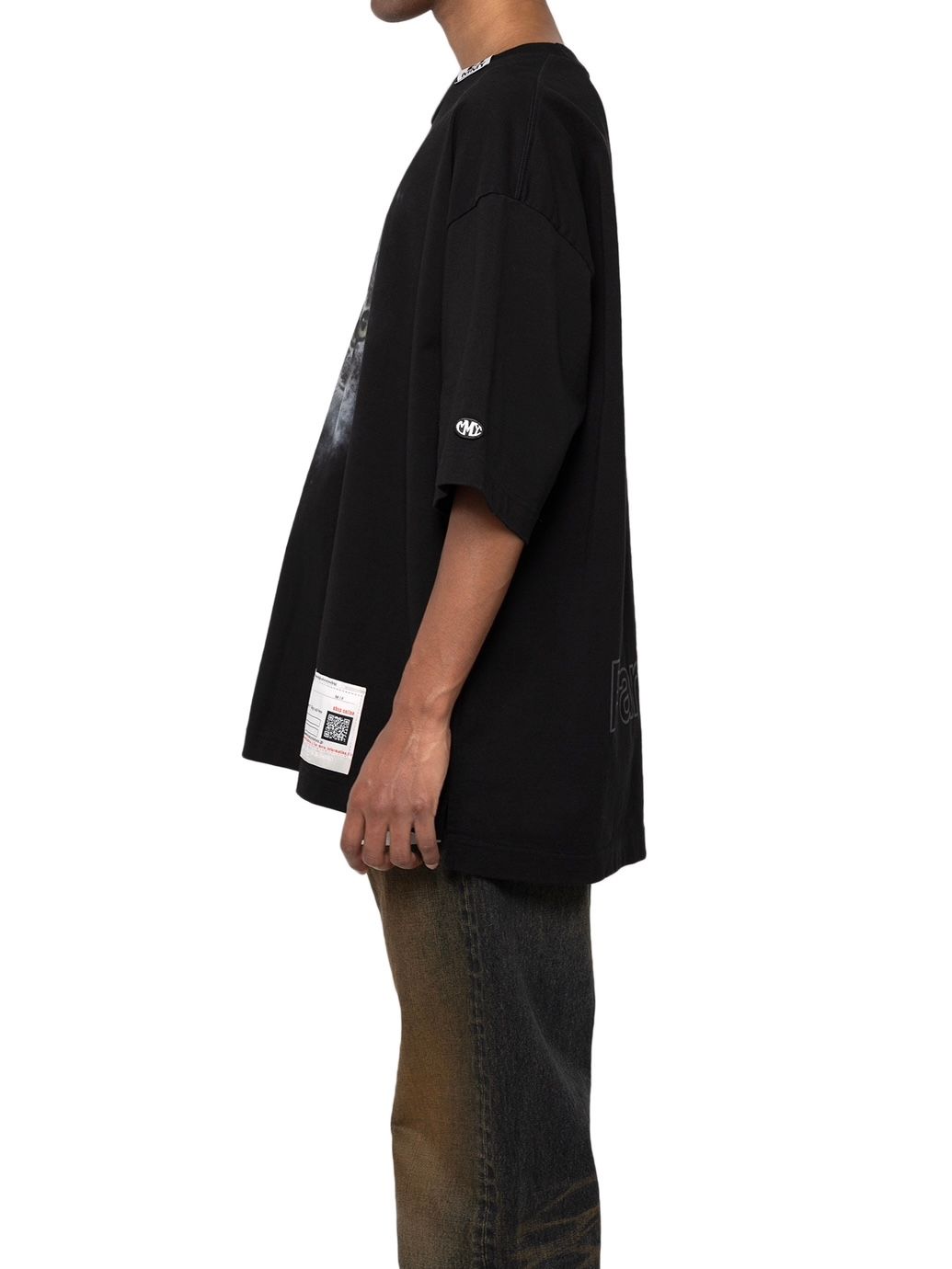 【24AW】キャット プリンテッド Tシャツ / CAT PRINTED TEE / ブラック