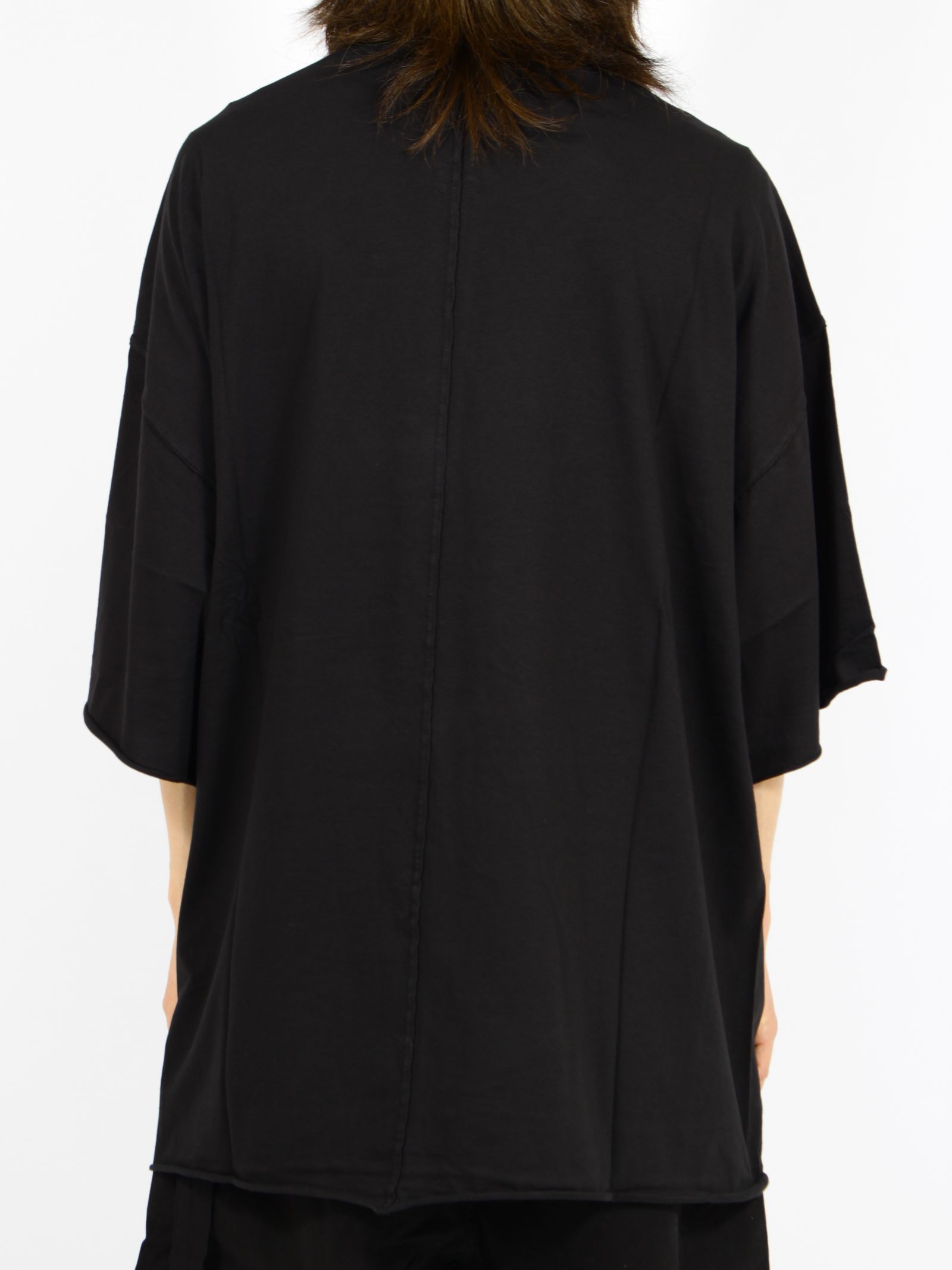 【26SS】トミー Tシャツ / TOMMY T / ブラック×ミルク