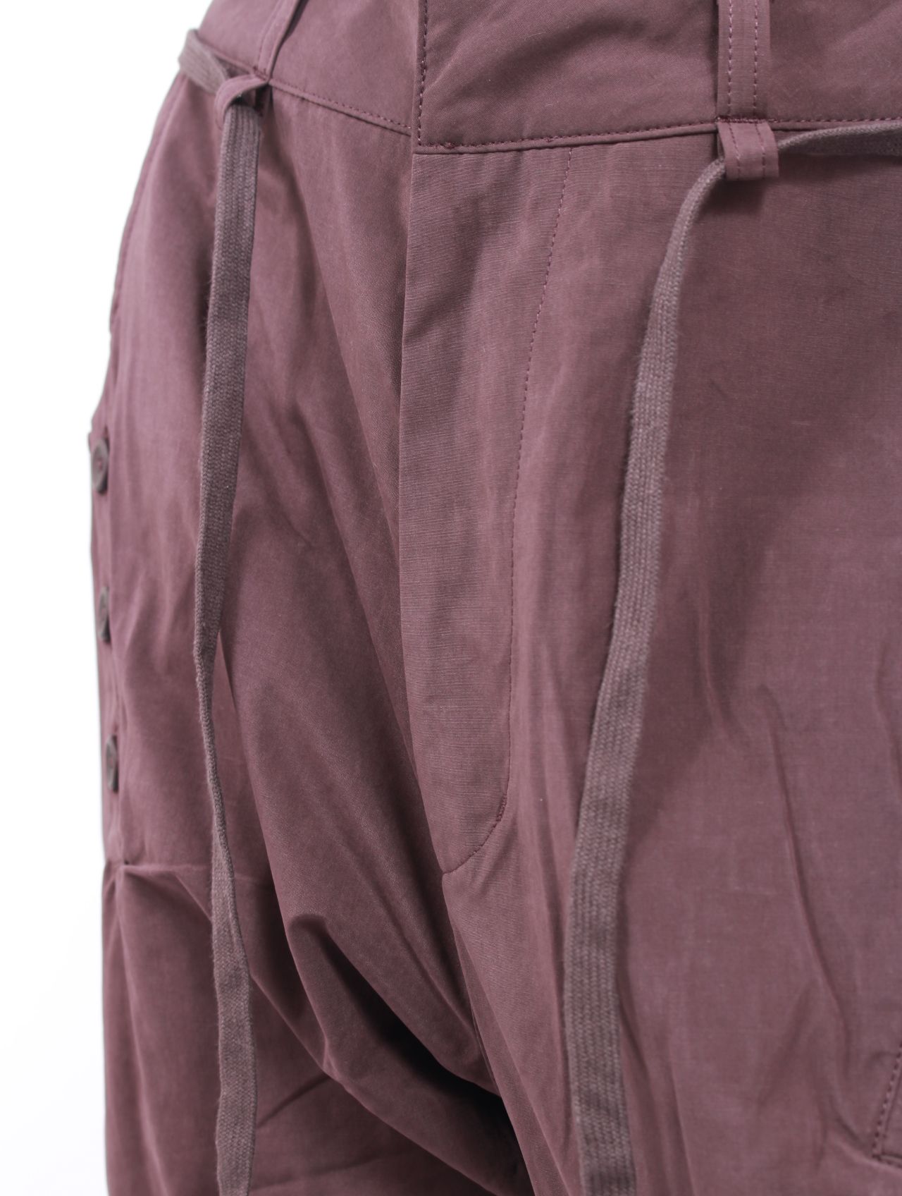 【25AW】タイ パンツ / TIE PANTS / ワイン