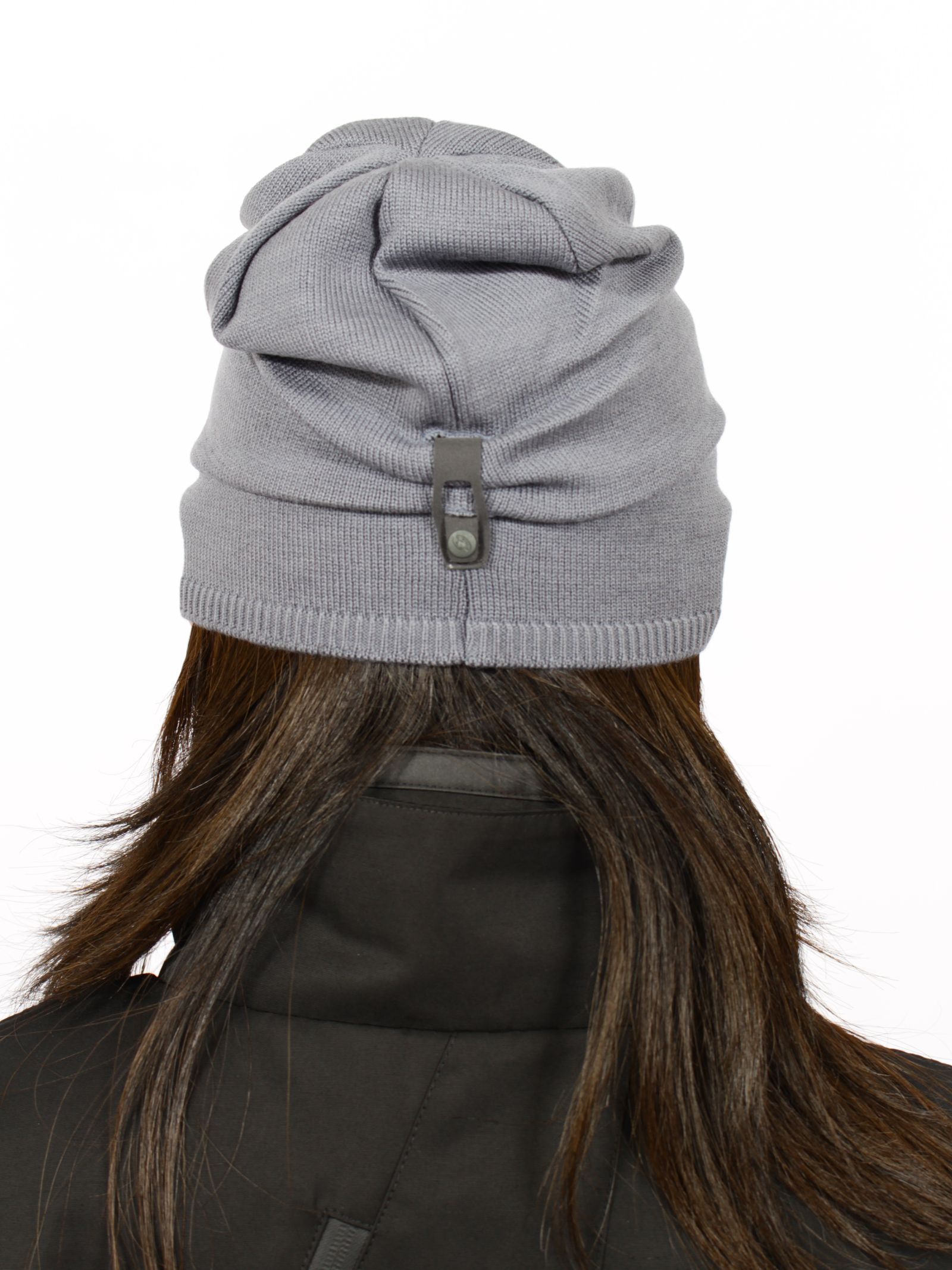 【26AW】ライトウール ビーニー ニット帽 / LIGHT WOOL BEANIE / BLUE CHARCOAL(チャコール)