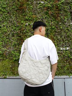 【定番】オール リーフ ヴェイン ワンショルダー バッグ / ALL LEAF VEIN BAG / グレー