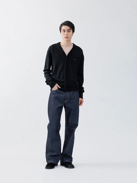 【26AW】コンパクト ライナー カーディガン / COMPACT LINER CARDIGAN .16 / ブラック