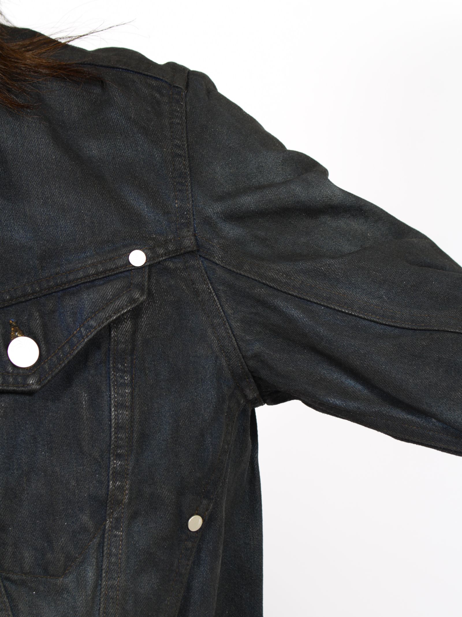 【26AW】デニム トラッカー ジャケット コーティング デニムジャケット / DENIM TRUCKER JACKET / LUSTER COATED INDIGO(インディゴ)