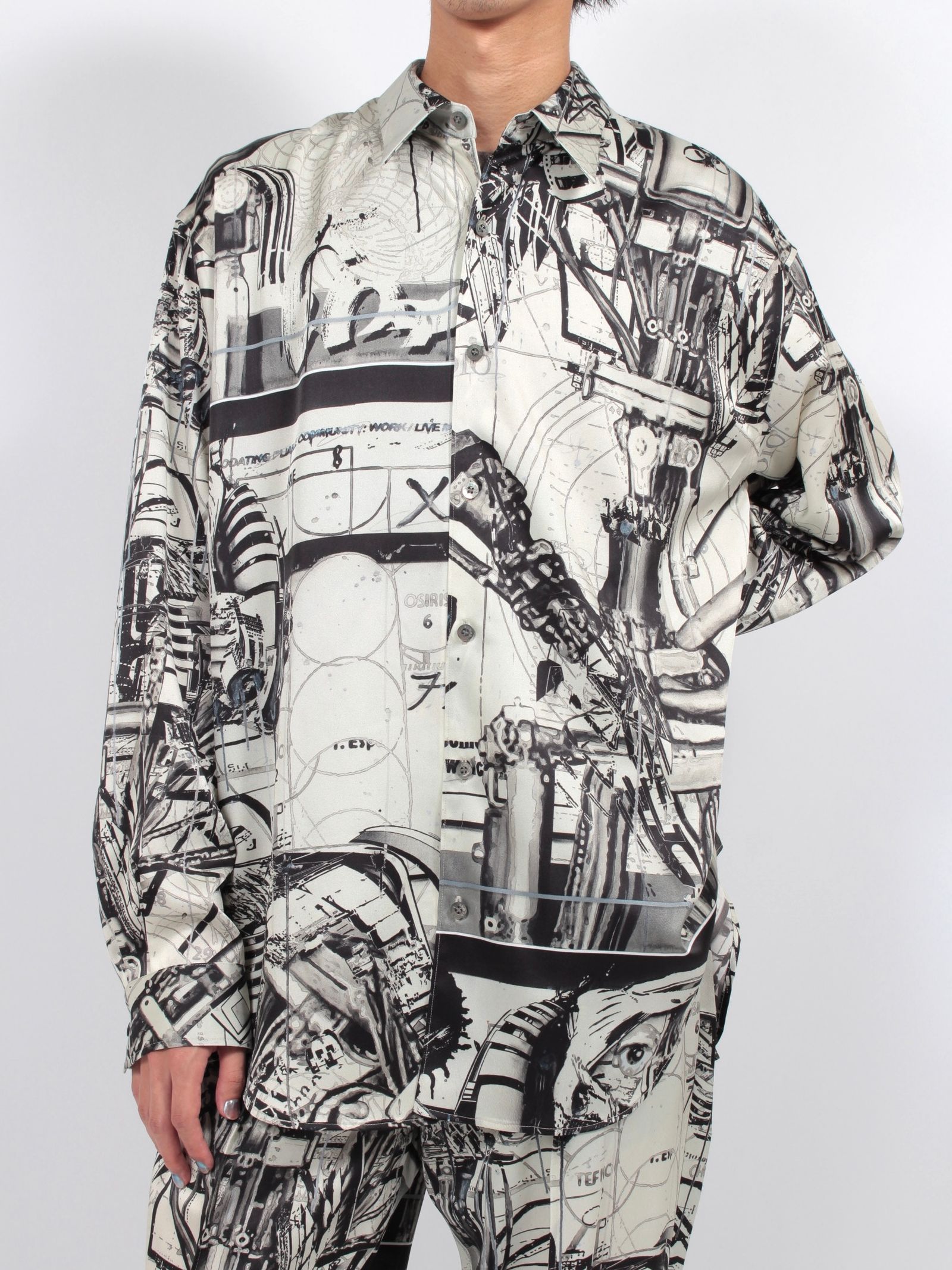 semoh - 【24AW】 X HIROKI TSUKUDA シャツ / I CAN SEE YOU SHIRT X HIROKI TSUKUDA  / ベージュ | STORY