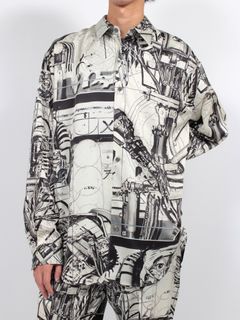【24AW】 X HIROKI  TSUKUDA シャツ / I CAN SEE YOU SHIRT X HIROKI  TSUKUDA  / ベージュ