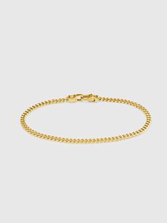 カーブ ブレスレット(ミディアム) / CURB BRACELET M GOLD / ゴールド