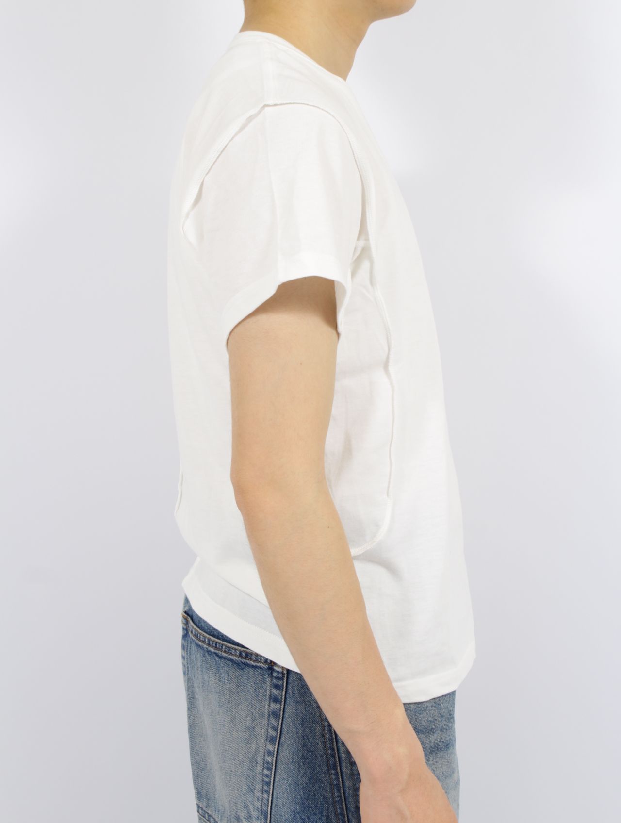 【25SS】ハーフスリーブ 半袖 Tシャツ / HALF SLEEVE T-SHIRT / WHITE(ホワイト)