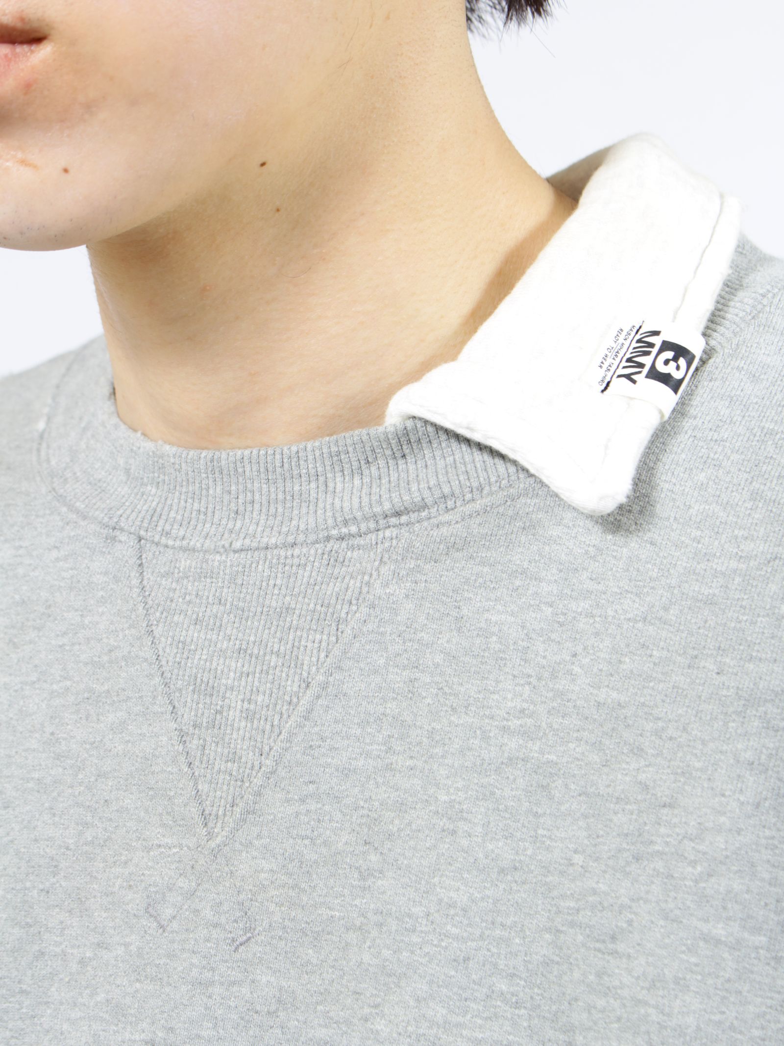 【26SS】トリプル レイヤード ポロ / TRIPLE LAYERED PO / グレー